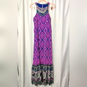 Express sheer racerback maxi dress - XS